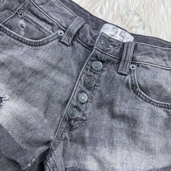 Free People - We The Free Exposed Button Fly Denim Shirts - Picture 4 of 8